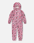 Pink rain jumpsuit with color-changing hearts print-0