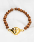Harmony Bracelet in Sandalwood and Silver