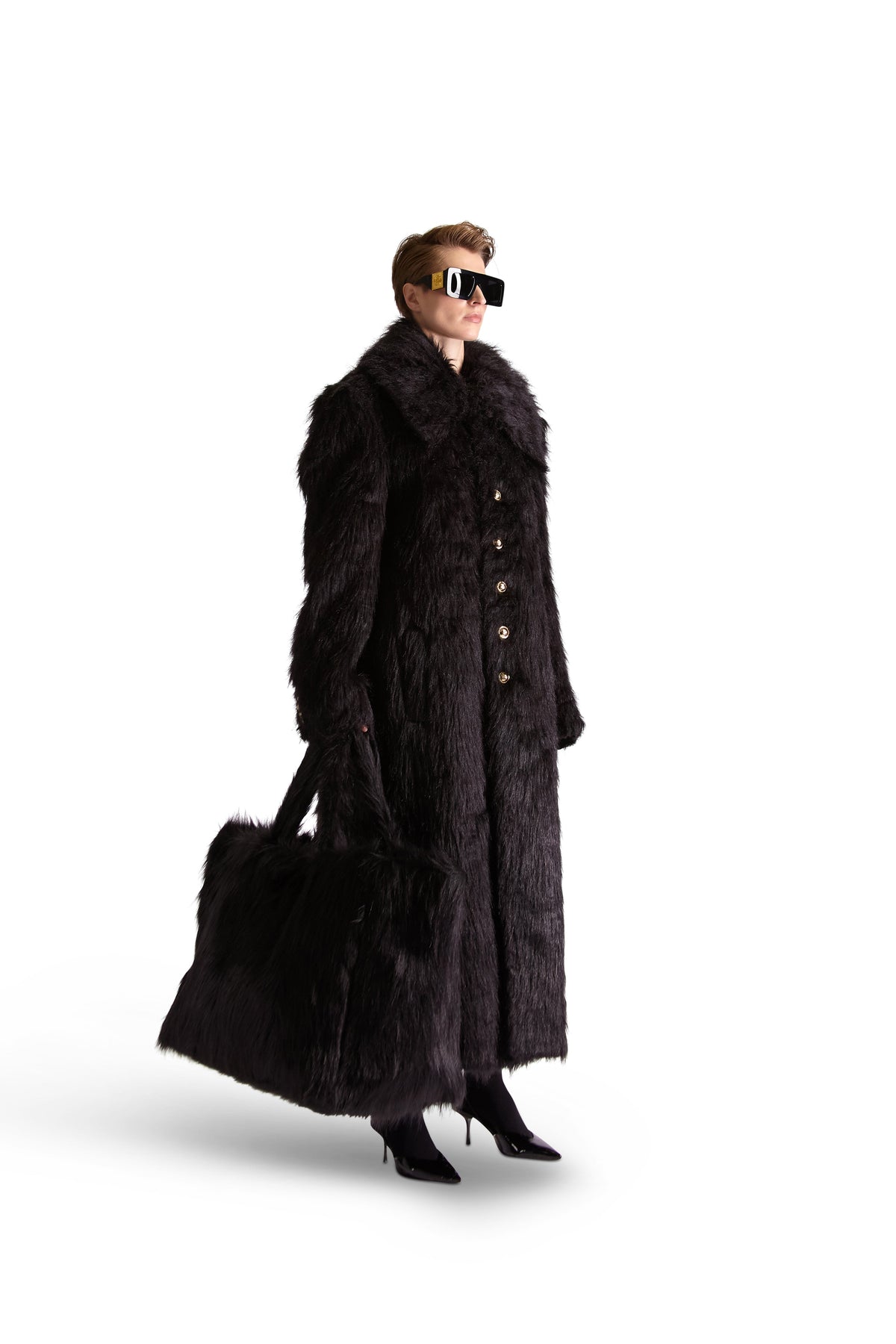 Faux Fur Large Bag