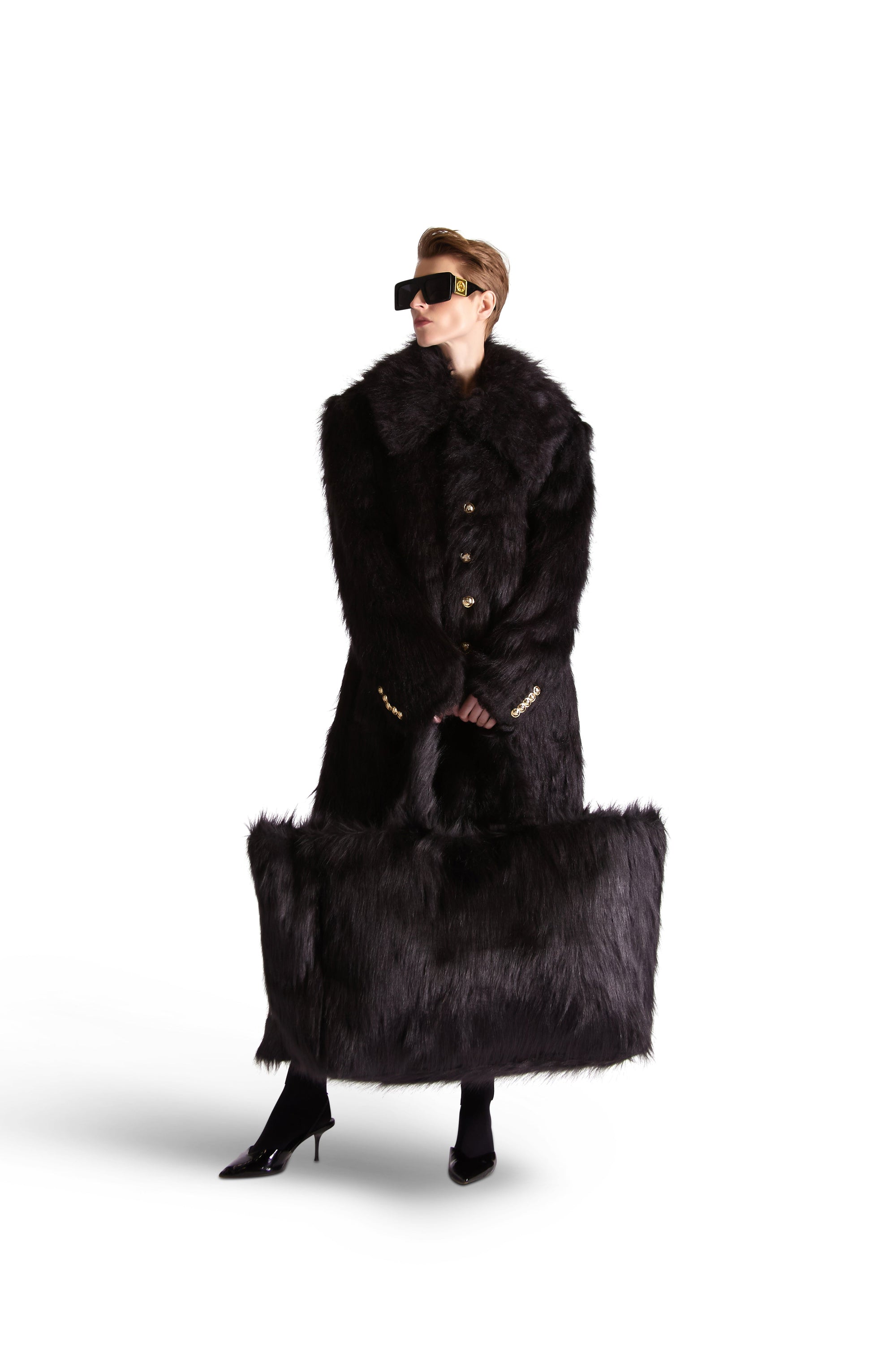 Faux Fur Large Bag