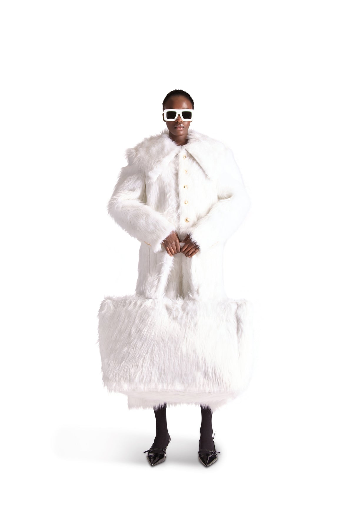 Large Faux Fur Bag