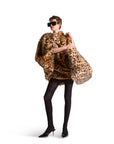 Animal Print Faux Fur Bag