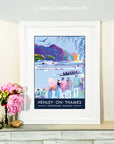 Henley on Thames Vintage Poster Print