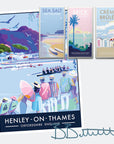 Henley on Thames Vintage Poster Print