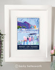 Henley on Thames Vintage Poster Print