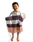 Veracruz Hooded Poncho Towel - Purple-2