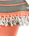 Samara Gray - Orange Turkish Towel-3