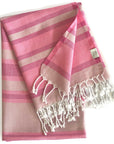 Samara Sustainable Turkish Towel Pink-0
