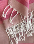 Samara Sustainable Turkish Towel Pink-3