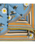Polka Dot Bee Classic Orange Pocket Square
