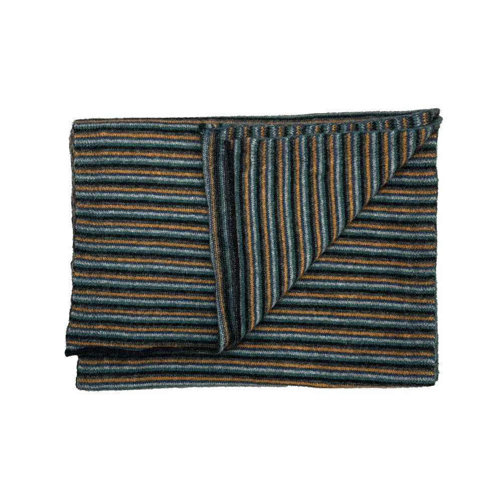 Possum Merino &amp; Silk Six Colour Scarf