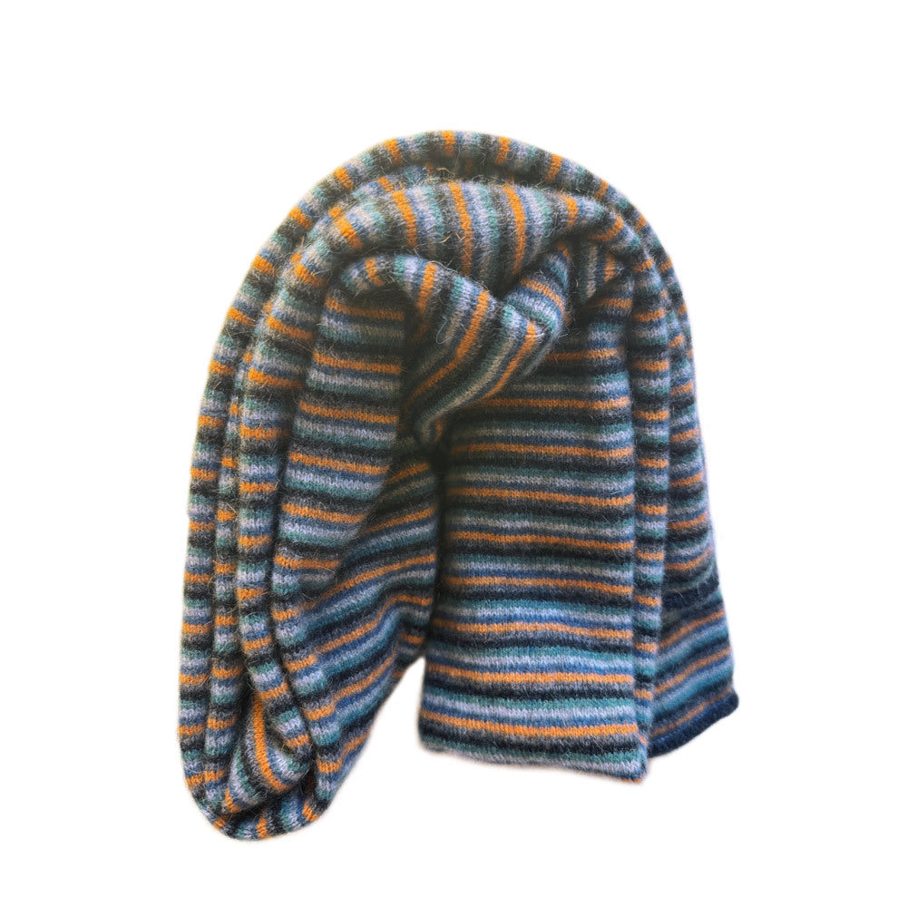 Possum Merino &amp; Silk Six Colour Scarf