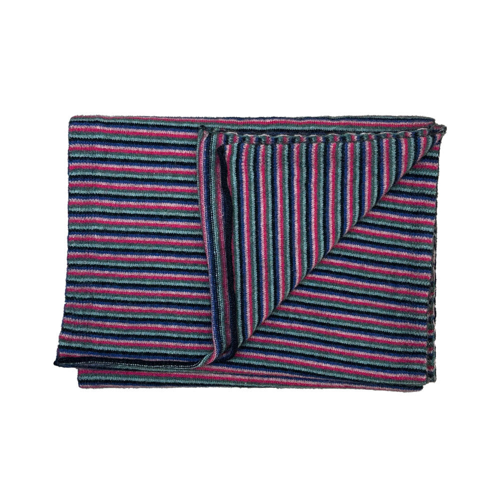 Possum Merino &amp; Silk Six Colour Scarf