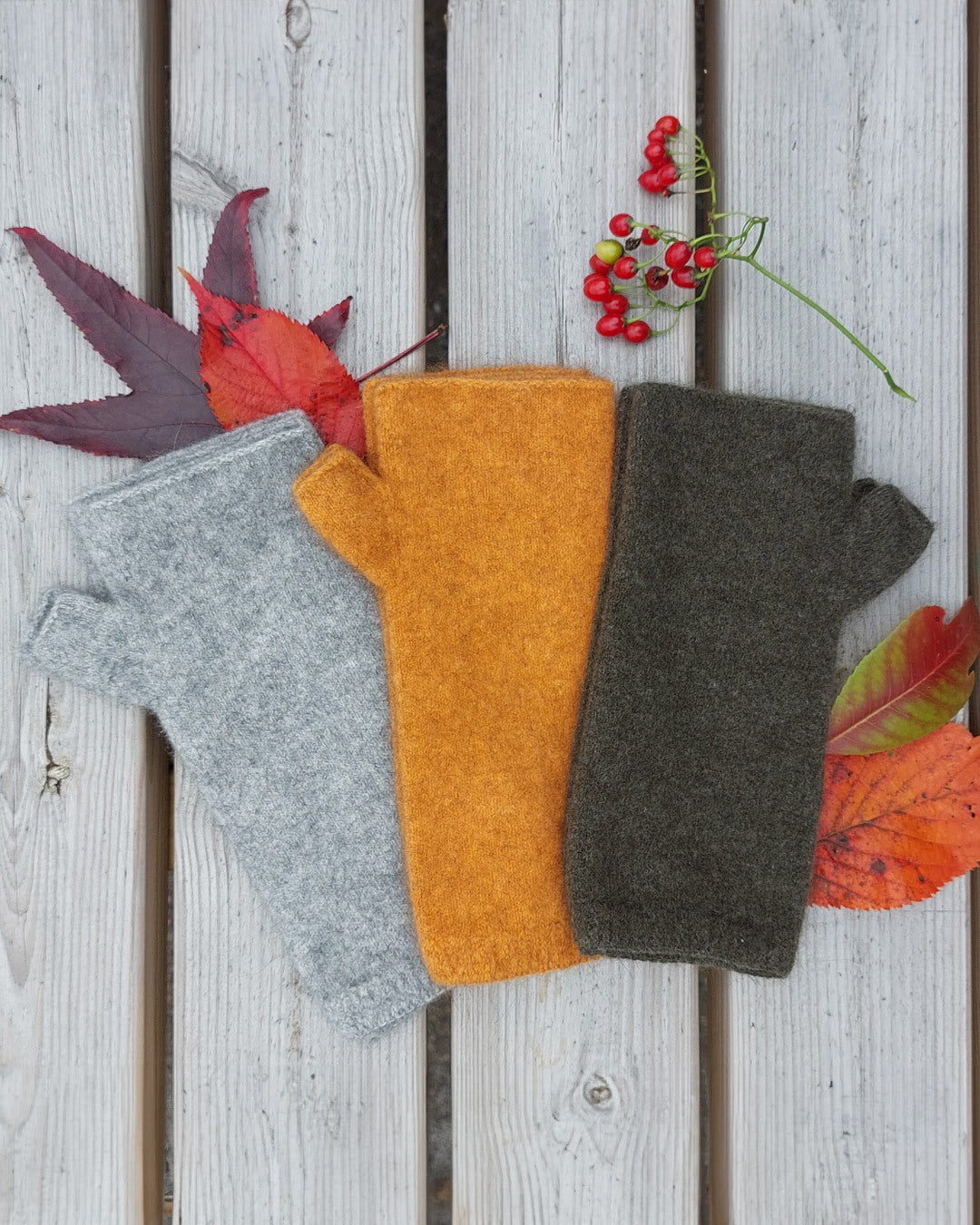 Possum Merino &amp; Silk Wristwarmers