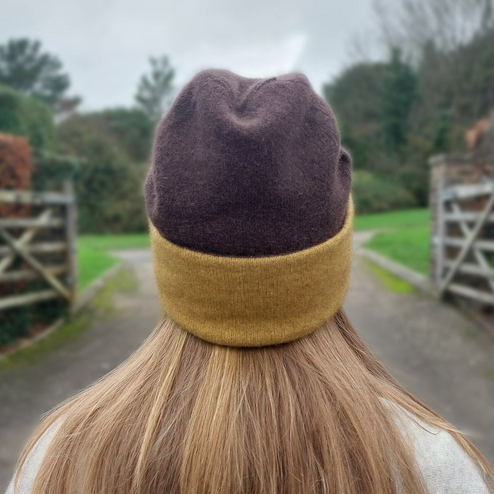 Possum Merino &amp; Silk Reversible Beanie