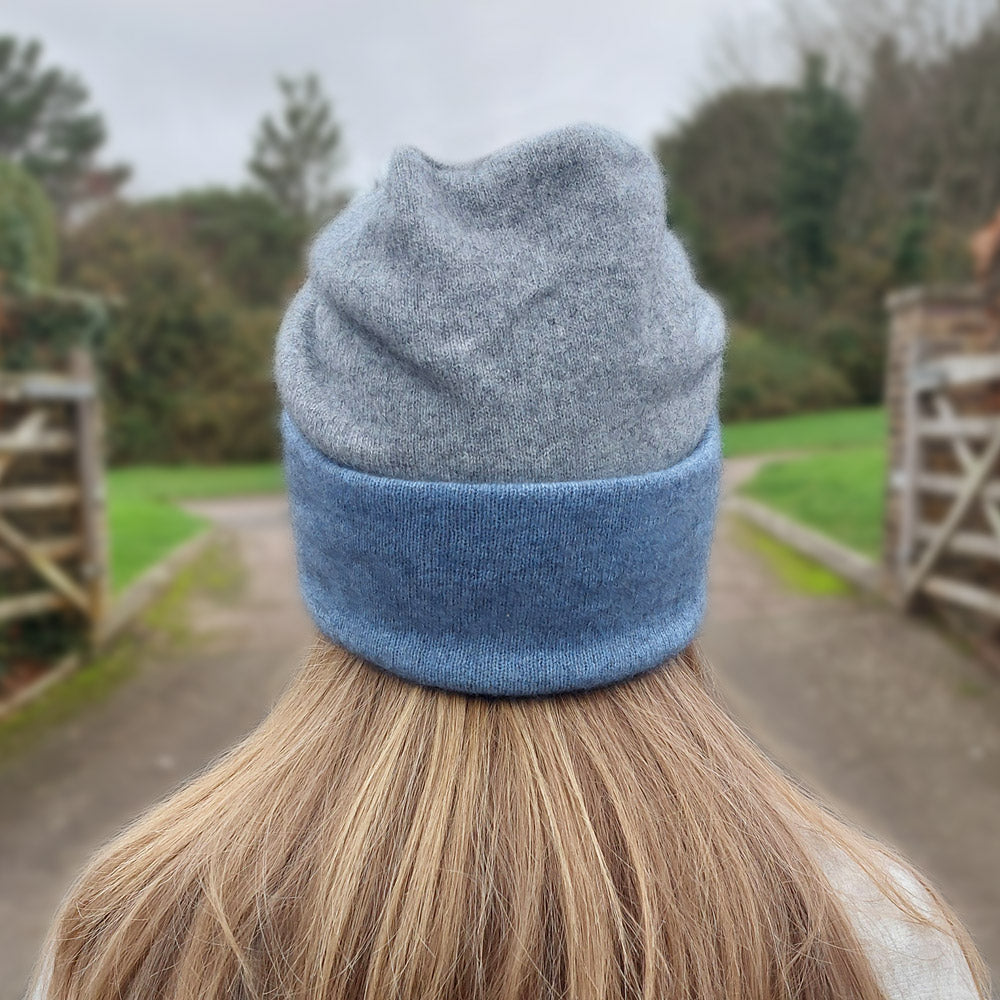 Possum Merino &amp; Silk Reversible Beanie