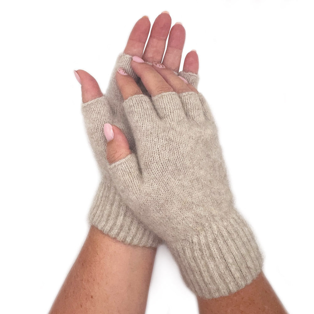 Possum Merino Fingerless Gloves