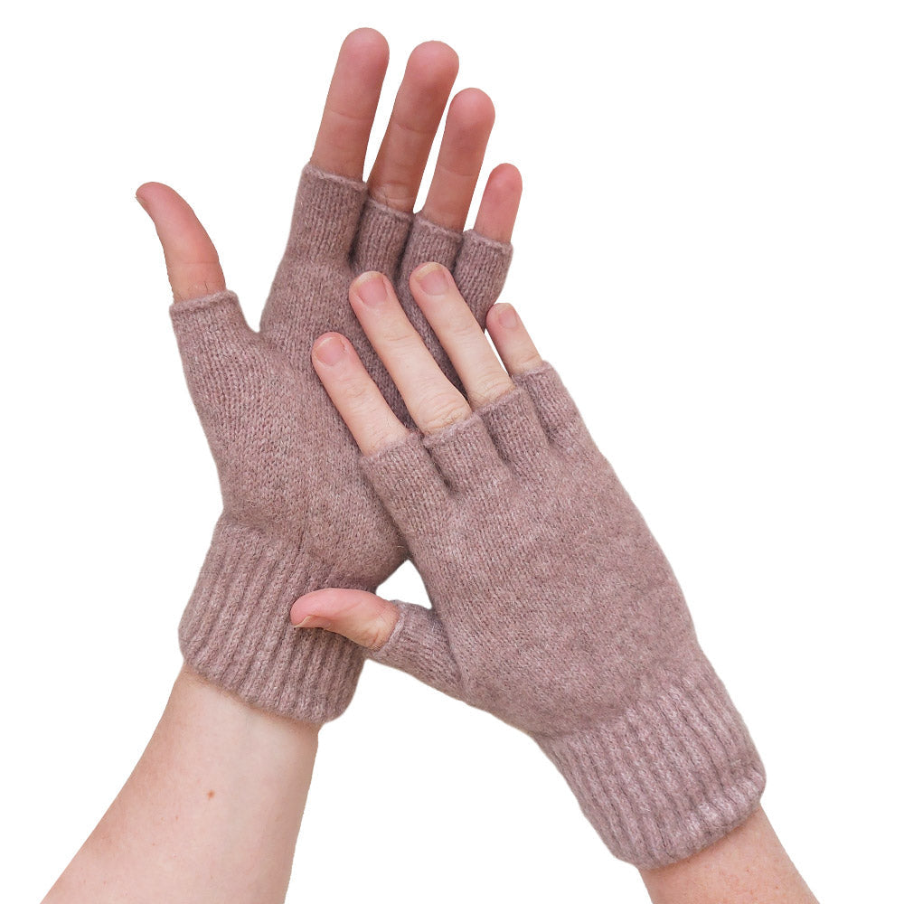 Possum Merino Fingerless Gloves