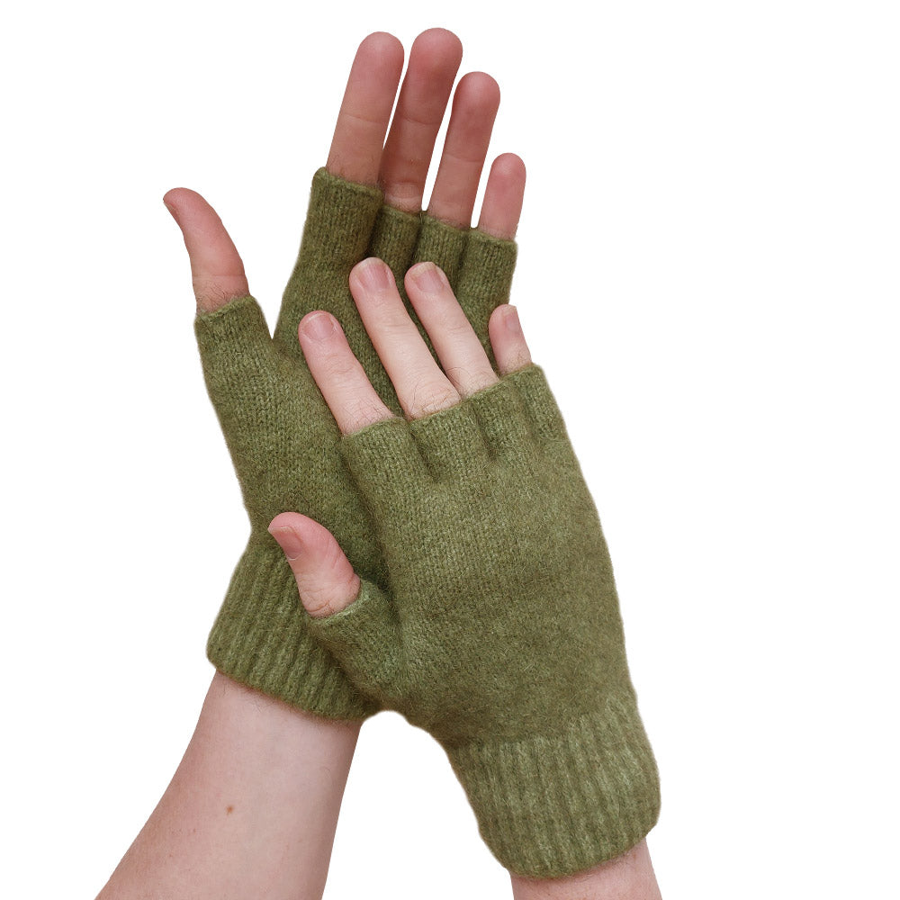 Possum Merino Fingerless Gloves