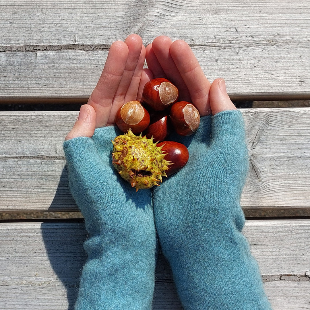 Possum Merino &amp; Silk Wristwarmers