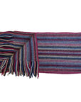 Possum Merino & Silk Multi Striped Scarf
