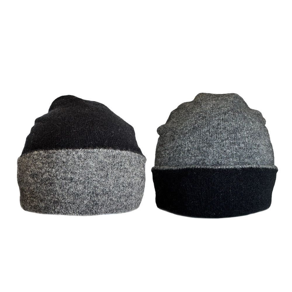 Possum Merino &amp; Silk Reversible Beanie