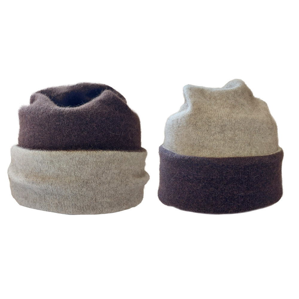 Possum Merino &amp; Silk Reversible Beanie