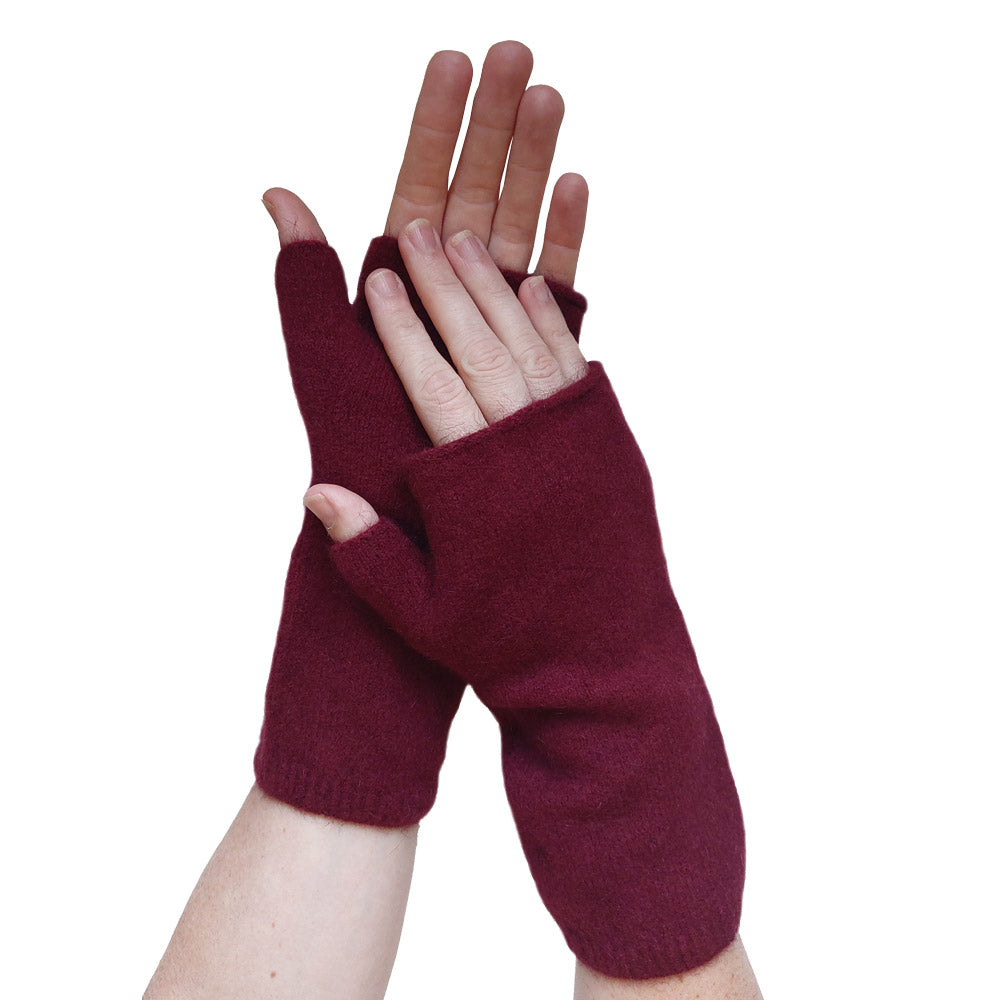 Possum Merino &amp; Silk Wristwarmers