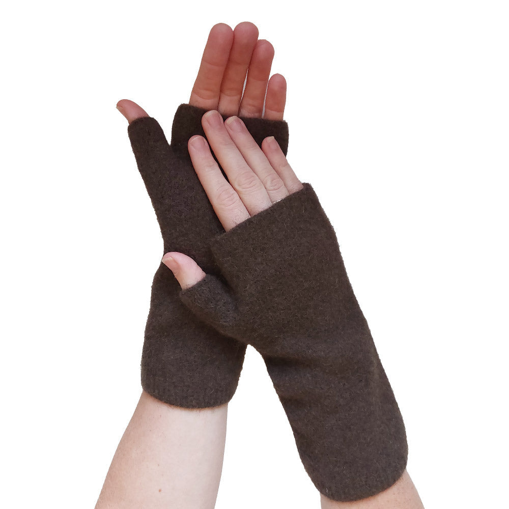 Possum Merino &amp; Silk Wristwarmers