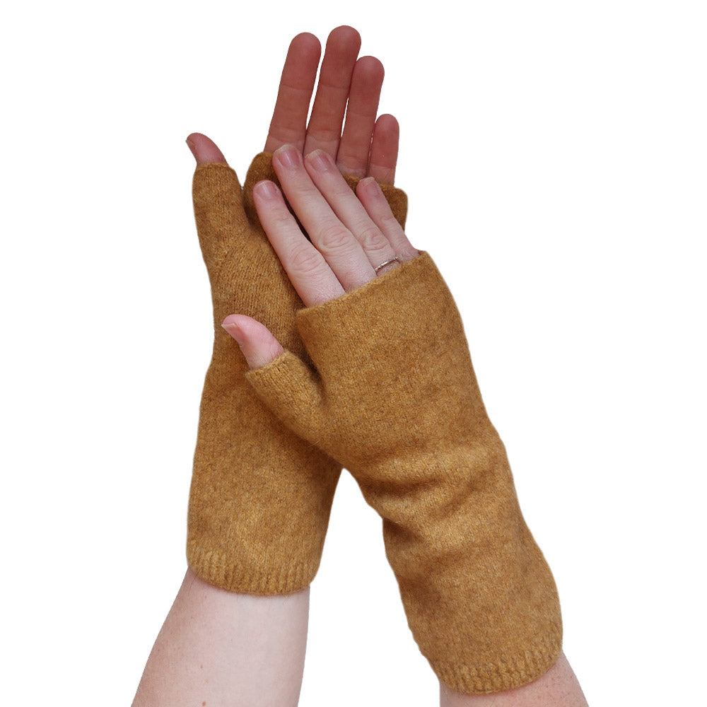 Possum Merino &amp; Silk Wristwarmers