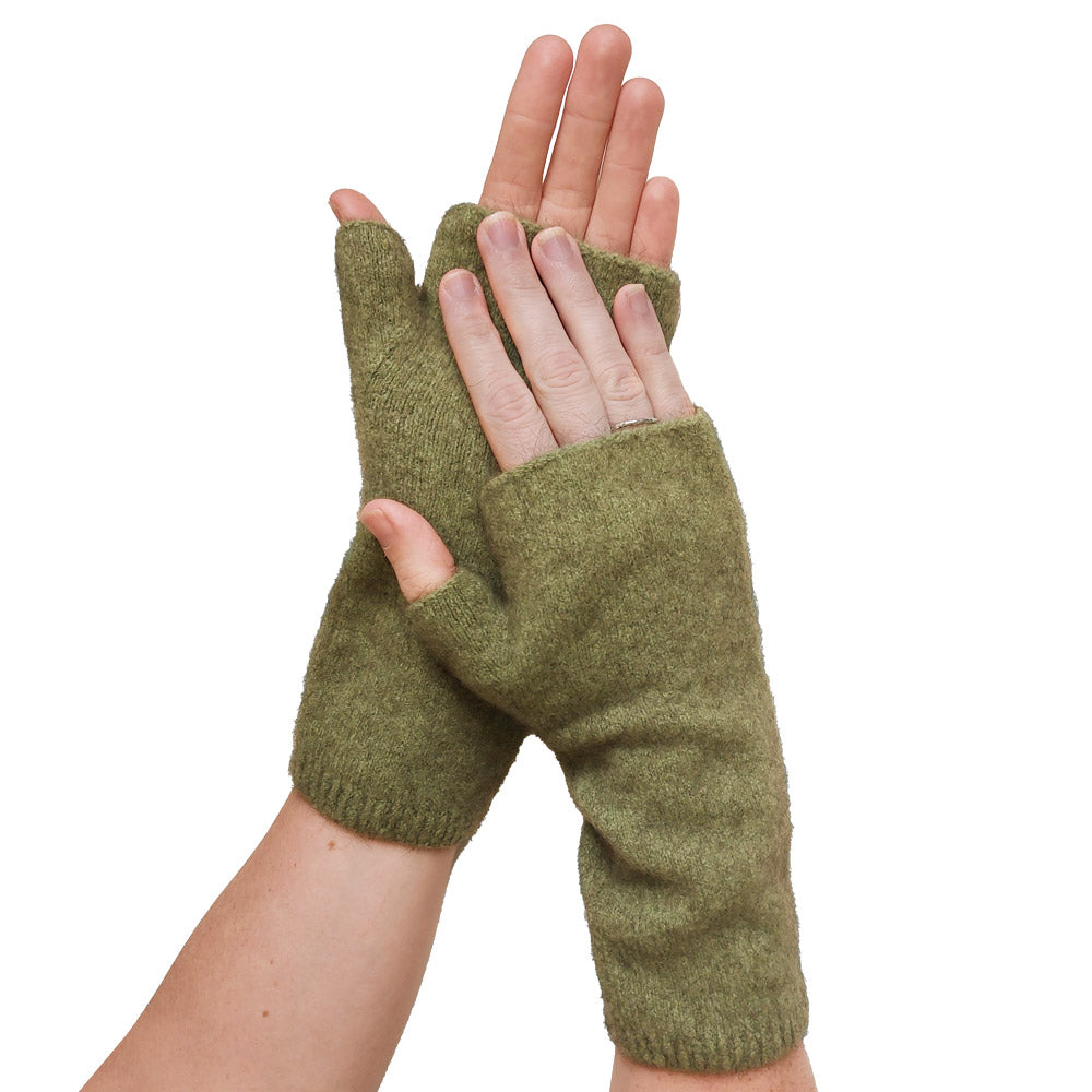 Possum Merino &amp; Silk Wristwarmers