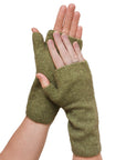 Possum Merino & Silk Wristwarmers