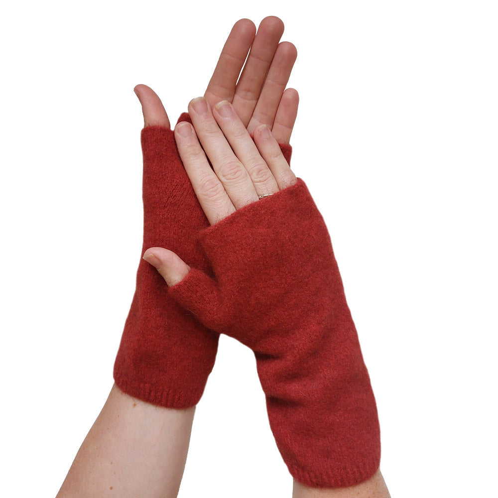 Possum Merino &amp; Silk Wristwarmers