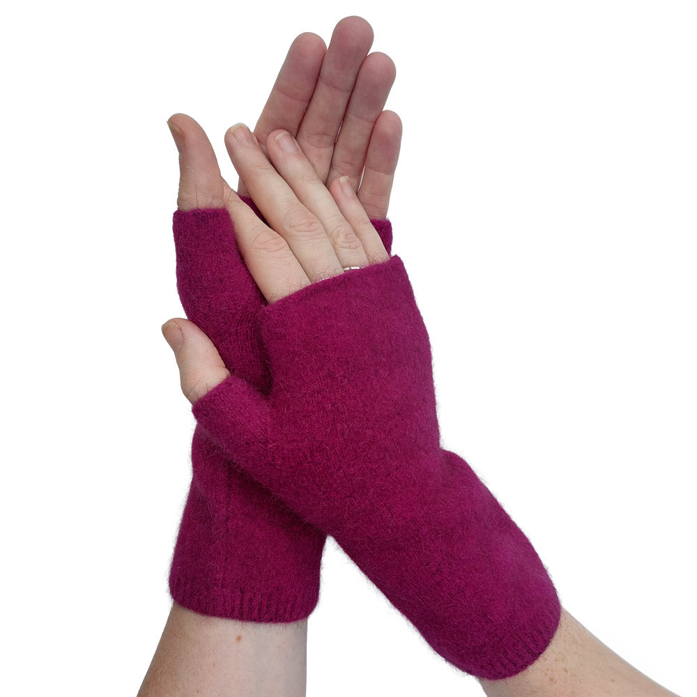 Possum Merino &amp; Silk Wristwarmers