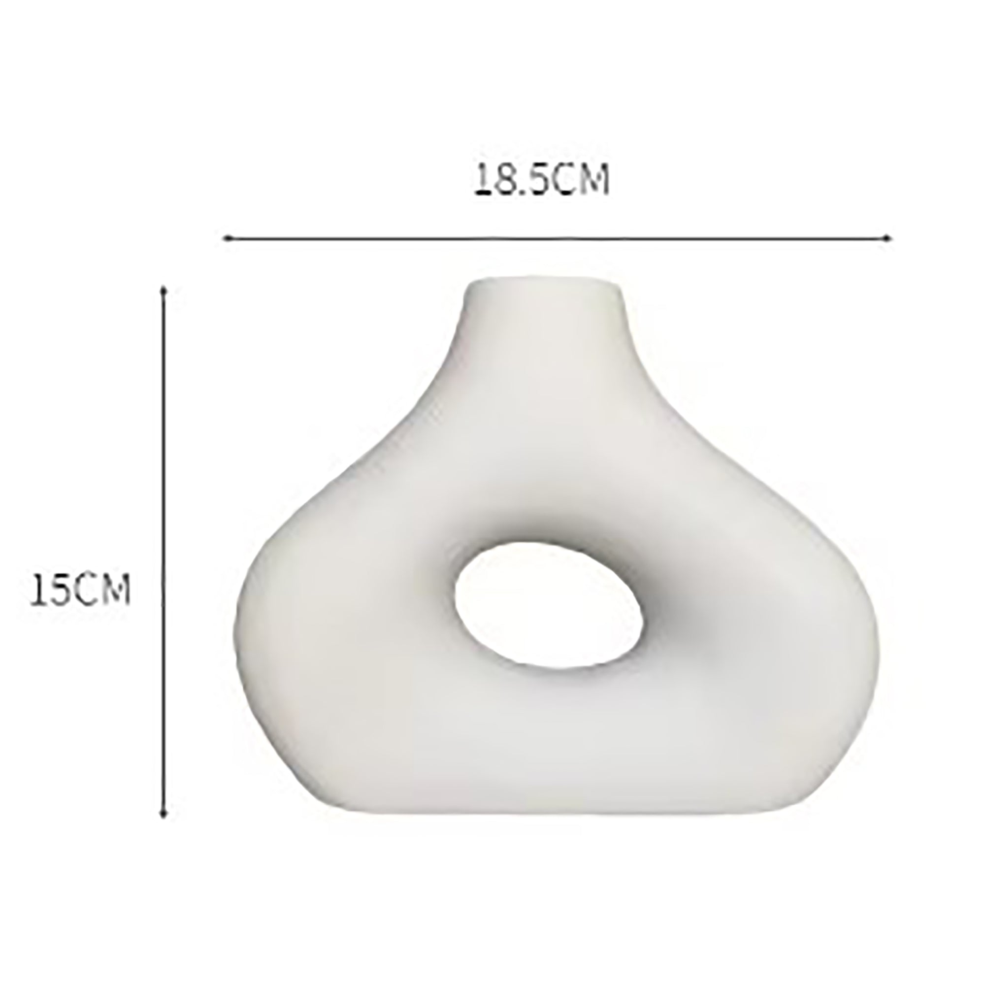 Cutout Vase-White-1