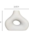 Cutout Vase-White-1