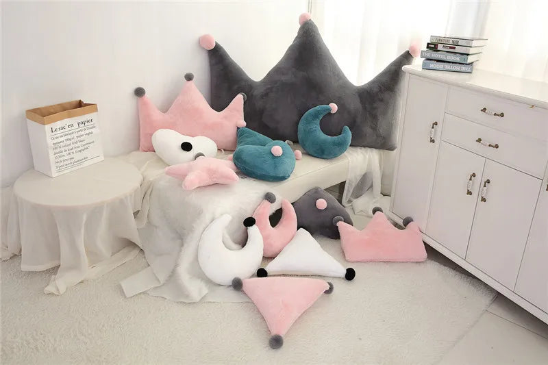 Unisex Plush Heart Baby Pillow - PP Cotton Filling - Lightweight & Soft (0-1 lbs) by Baby Lamby at brixbailey.com