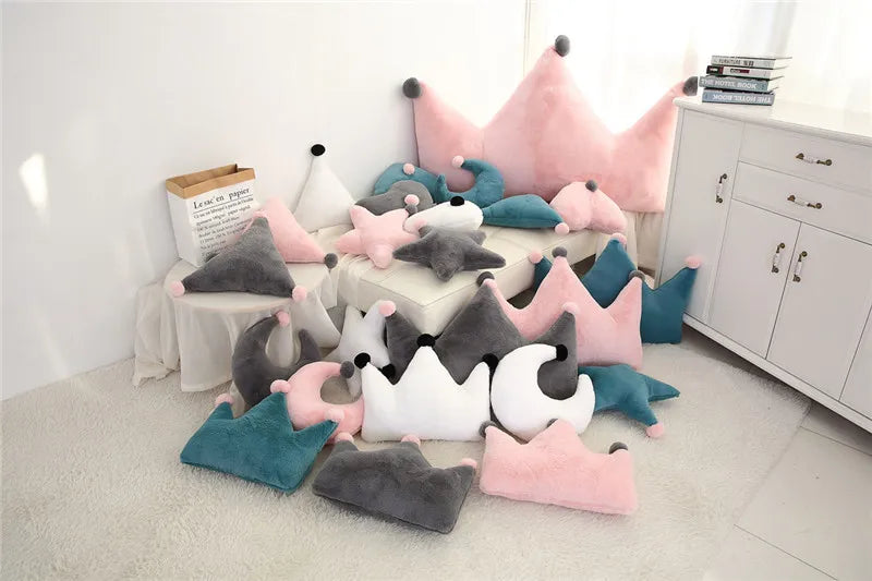 Unisex Plush Heart Baby Pillow - PP Cotton Filling, Lightweight & Soft, Various Sizes & Shapes by Baby Lamby at brixbailey.com