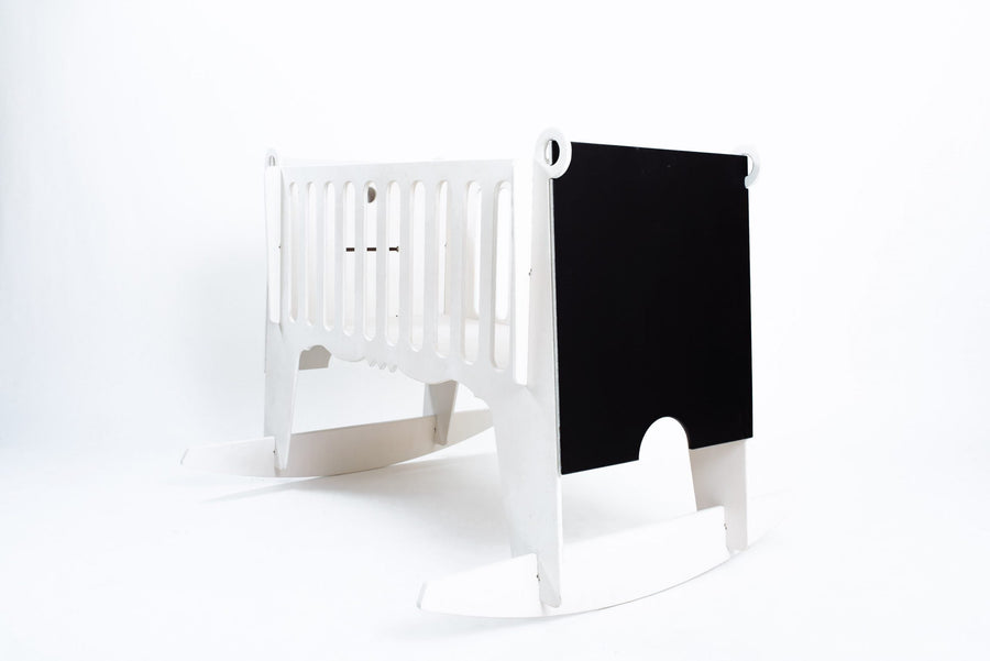 Natural Birchwood Baby Cradle