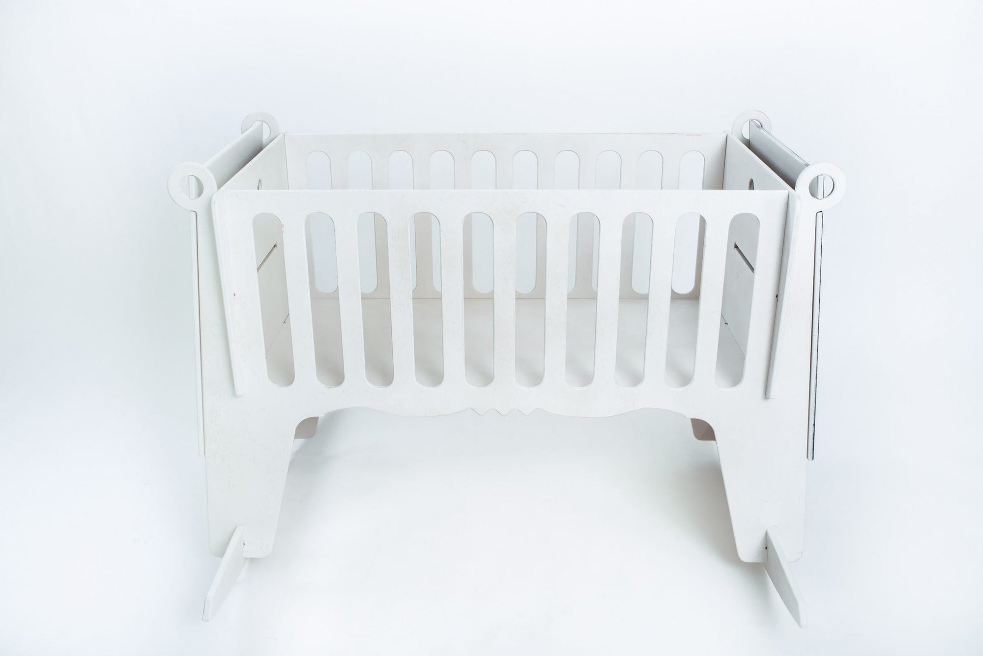 Natural Birchwood Baby Cradle – Stylish & Soothing Rocking Design by Adensen at www.brixbailey.com