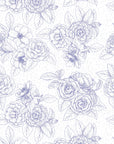 Hana Hand Drawn Floral Wallpaper