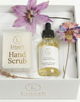 Hand Care Ritual Set – Organic Nail & Cuticle Oil + Exfoliating Hand Scrub