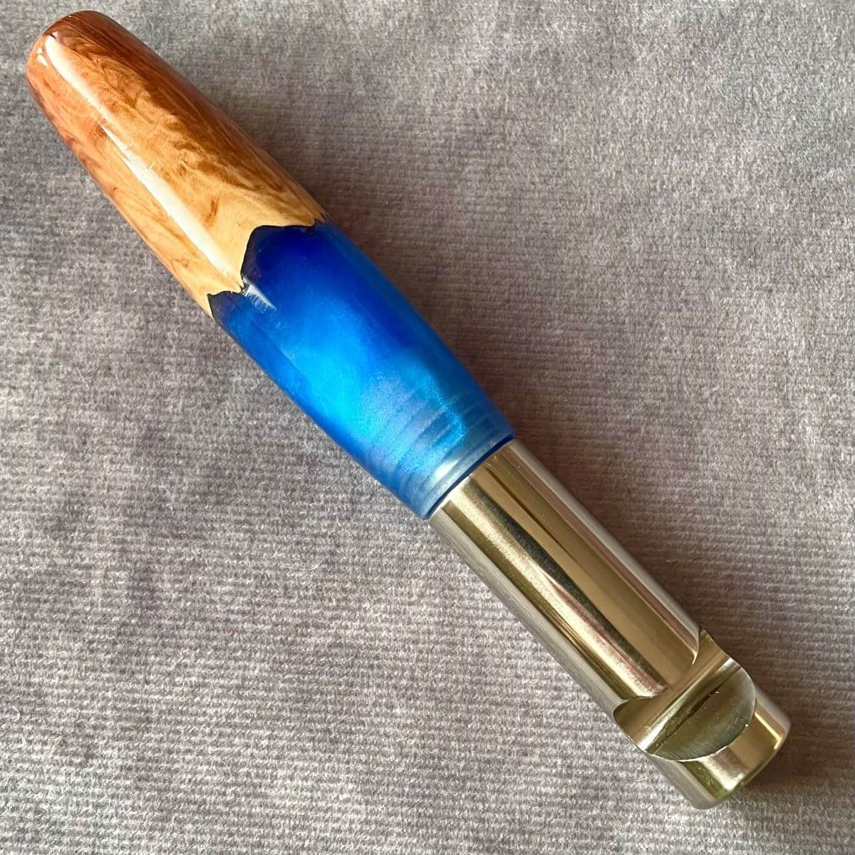 Artisan Handmade Burr Wood &amp; Resin Bottle Opener