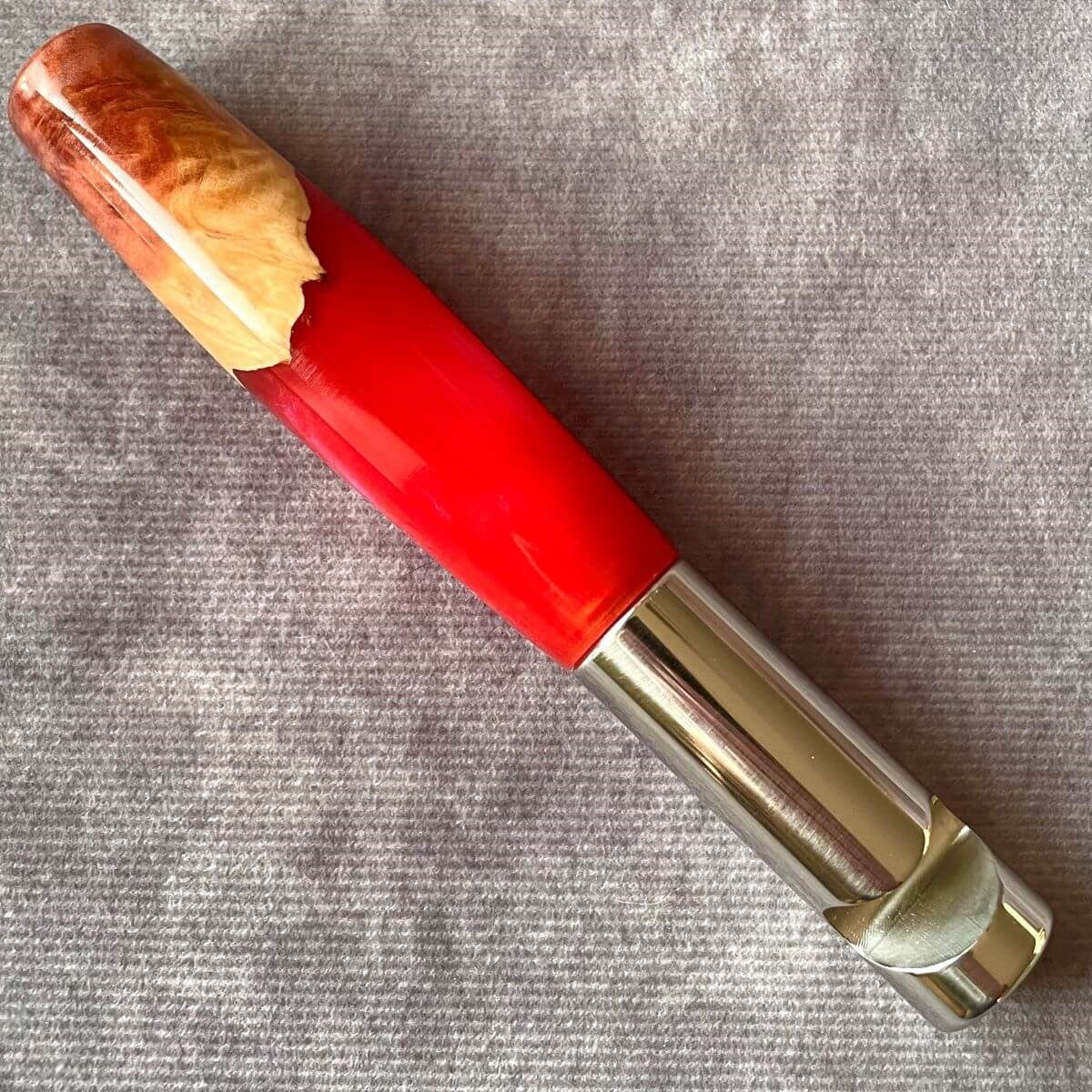 Artisan Handmade Burr Wood &amp; Resin Bottle Opener