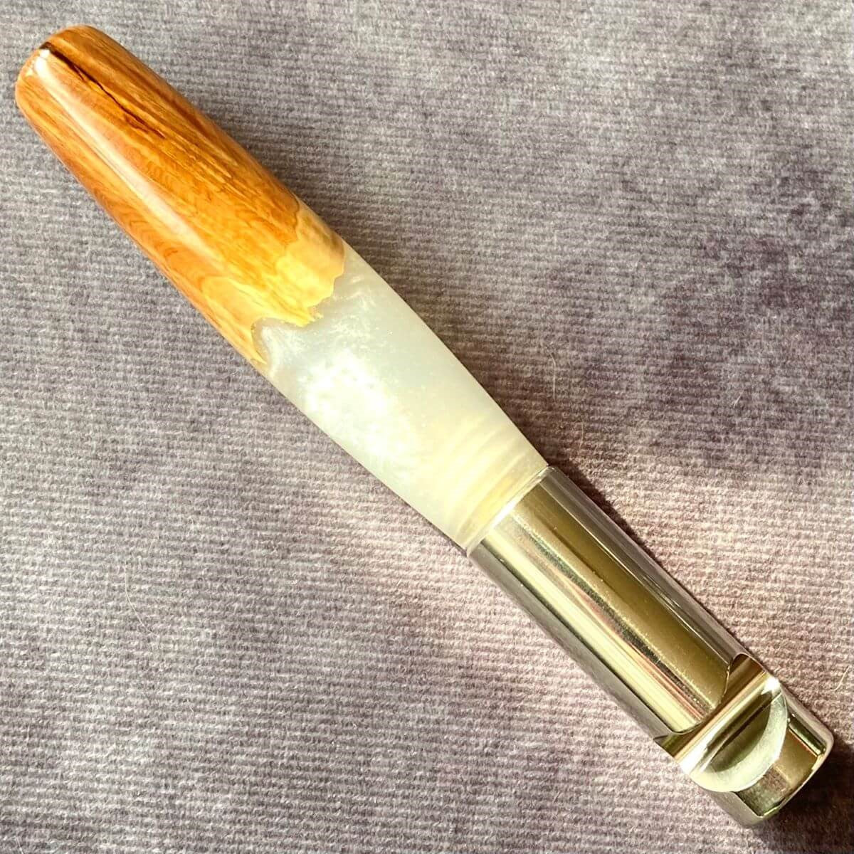 Artisan Handmade Burr Wood &amp; Resin Bottle Opener