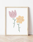 Happy Flowers Print