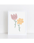 Happy Flowers Print