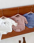 Joy Bear Bodysuit, White, Purple or Blue