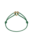 Golden Heart Cord Bracelet