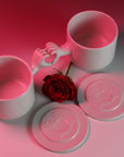 Heart Cup Set – Handmade Coffee Ceramic Cups for love